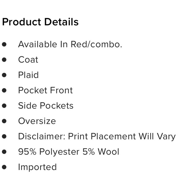 Plaid Oversize Coat - Picture 8 of 8